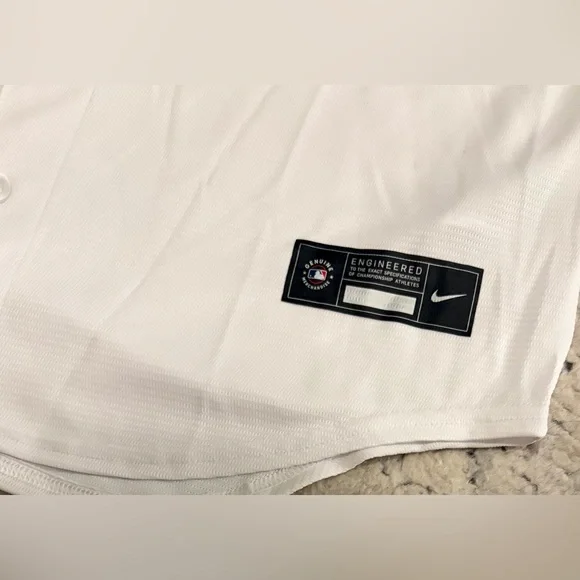 Nike Authentic Los Angeles Dodgers Freddie Freeman #5 White Jersey Men’s Sz: M - Picture 7 of 9